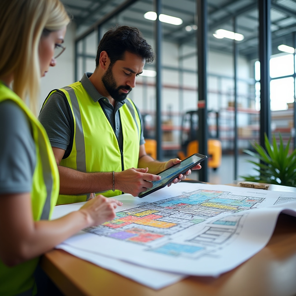 Îmbunătățire eficiență layout depozit